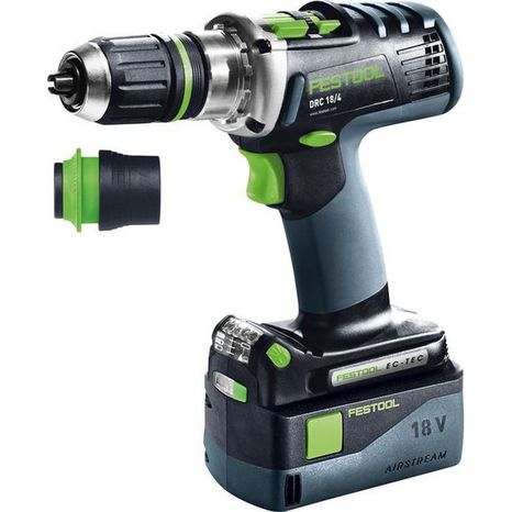 Festool Akumulátorové vŕtacie skrutkovače DRC 18/4 Li 5,2-Plus-SCA QUADRIVE 574916