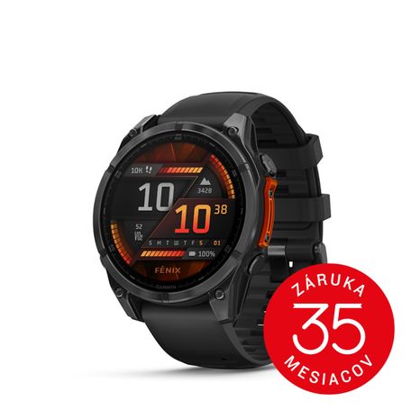 Garmin fenix 8 - 47mm, AMOLED, Slate Gray, Black band